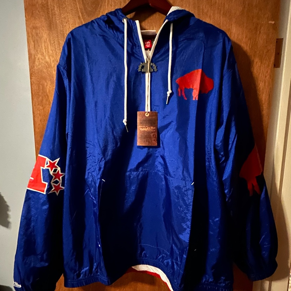 Buffalo Bills Blue Windbreaker Jacket